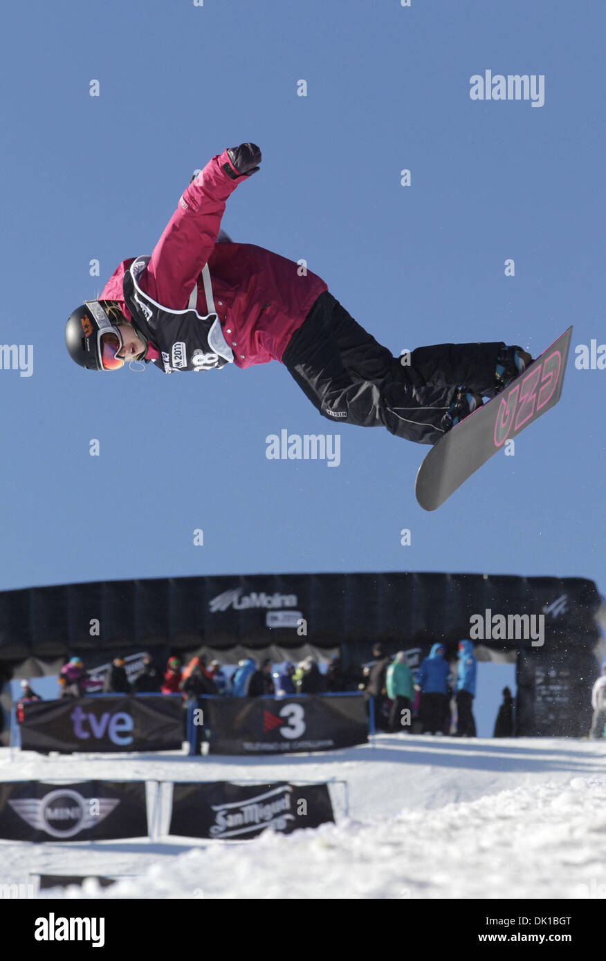 Jan. 20, 2011 La Molina, Spain CLAIRE BIDEZ of USA competing in the