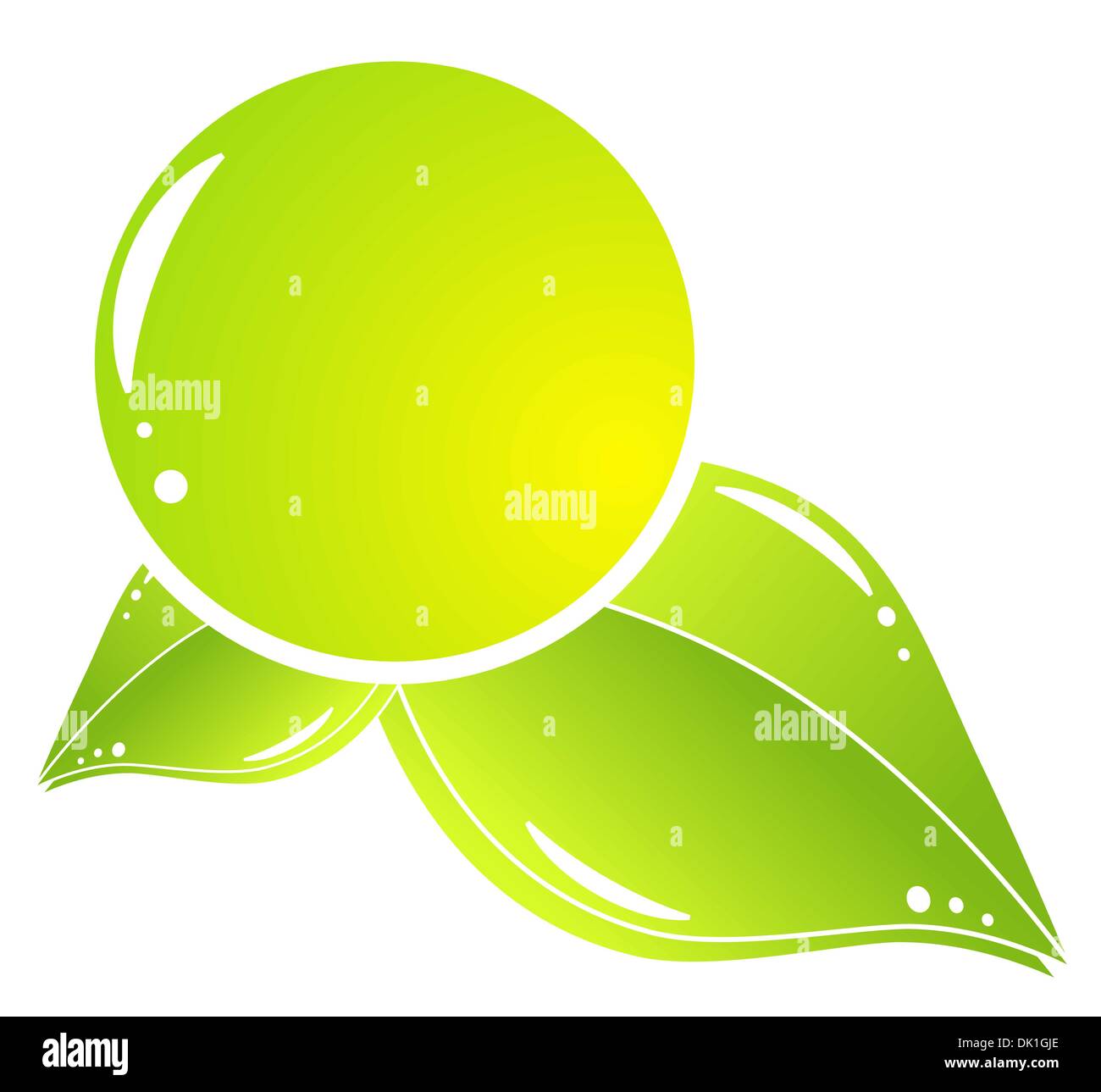 Abstract green nature eco concept Stock Vector Image & Art - Alamy