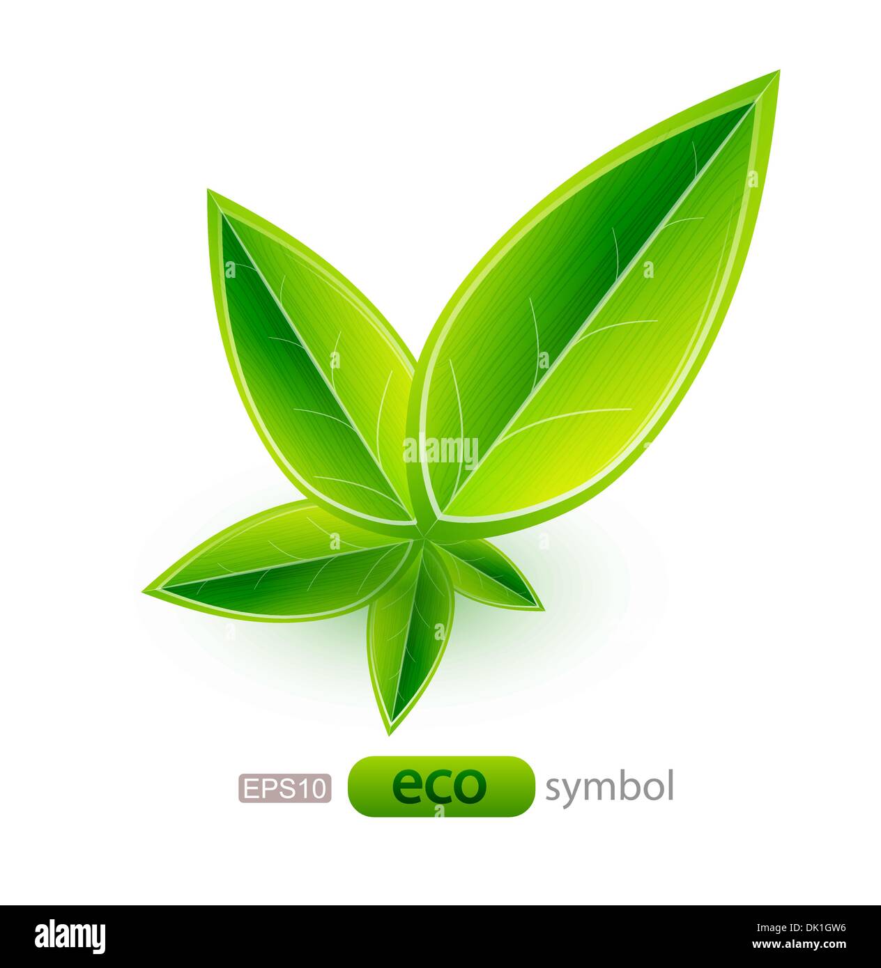 Green concept made of leaves Stock Vector Image & Art - Alamy