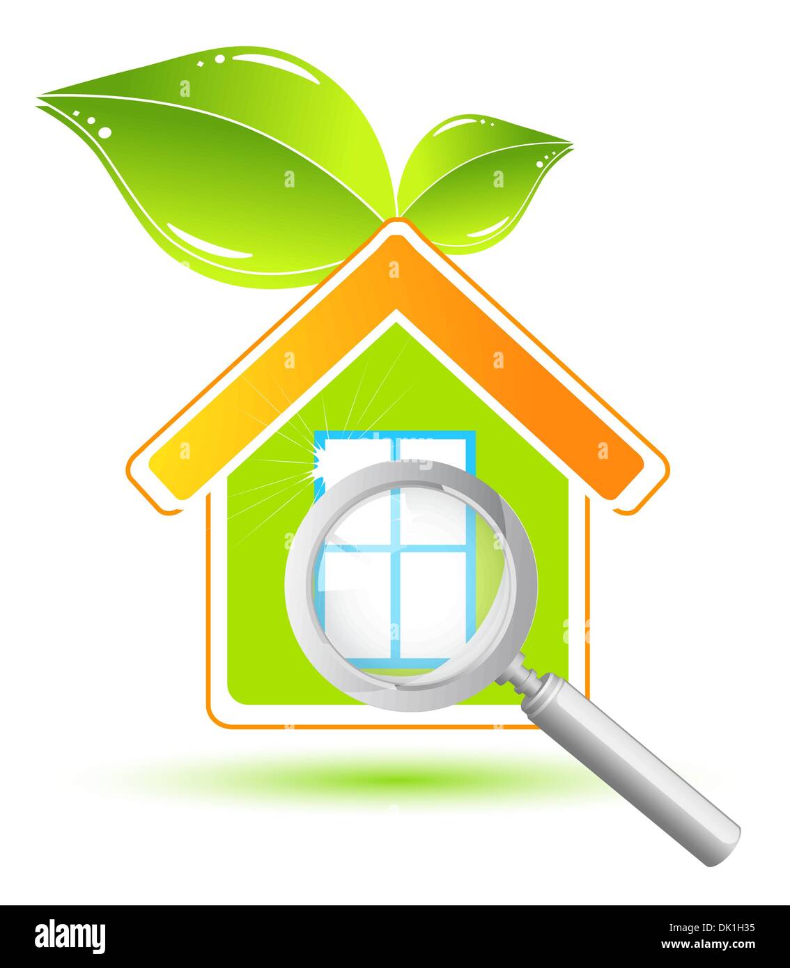 Abstract green nature eco icons Stock Vector Image & Art - Alamy