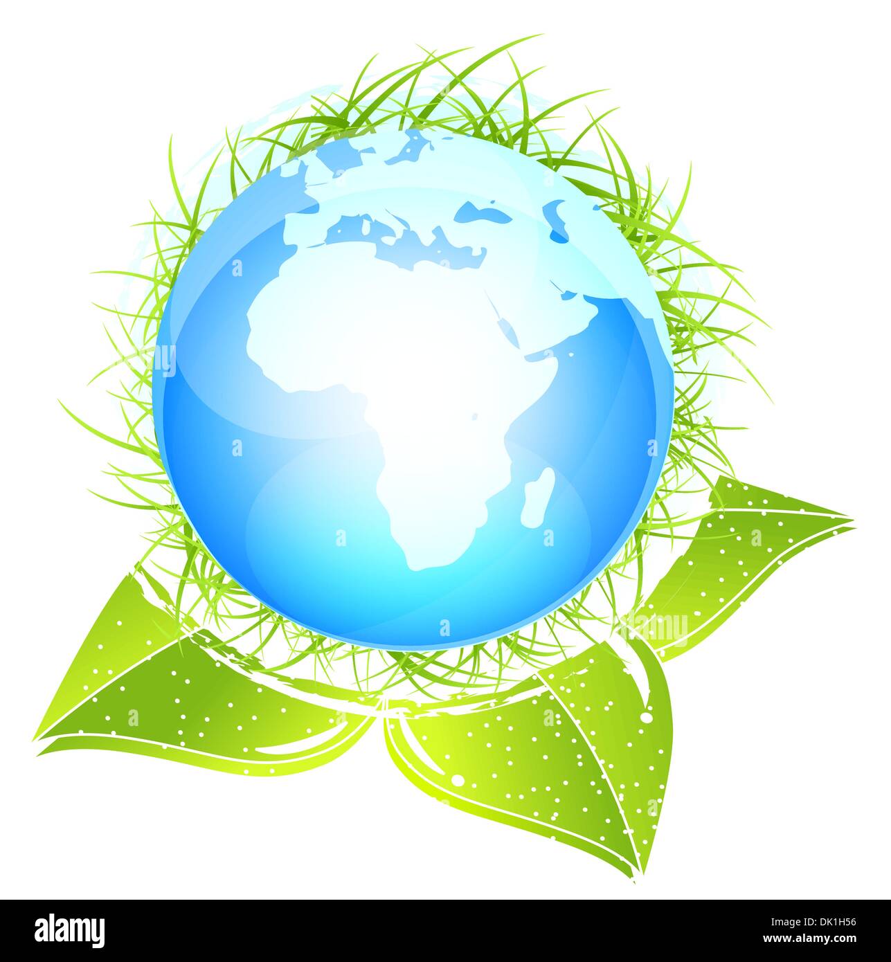 Abstract green nature eco concept Stock Vector Image & Art - Alamy