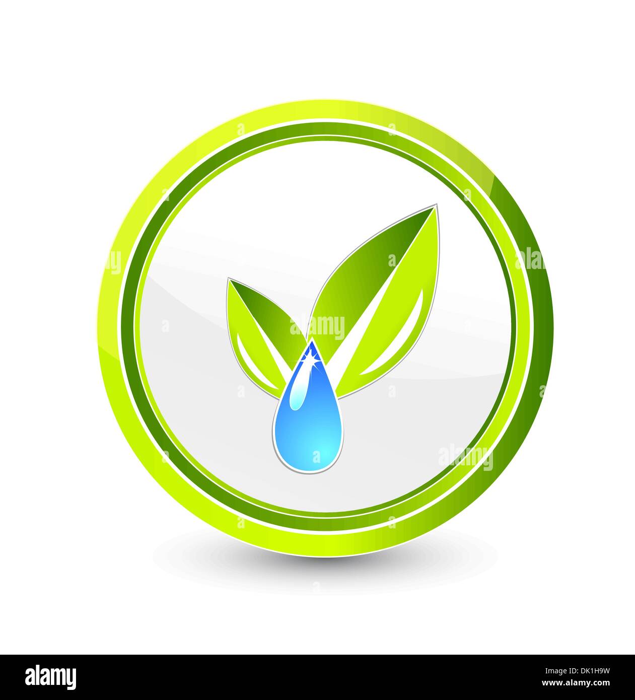 Abstract green nature eco concept Stock Vector Image & Art - Alamy