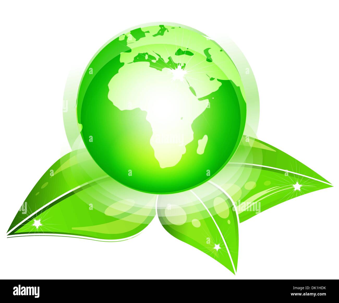 Abstract green nature eco concept Stock Vector Image & Art - Alamy