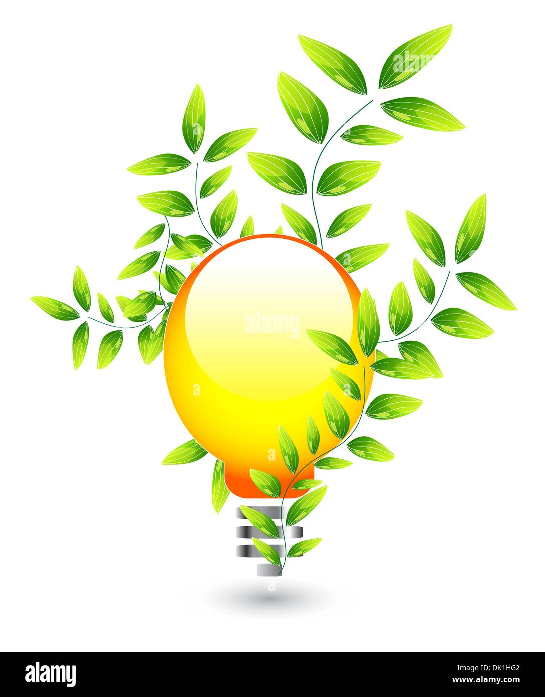 Abstract green nature eco concept Stock Vector Image & Art - Alamy