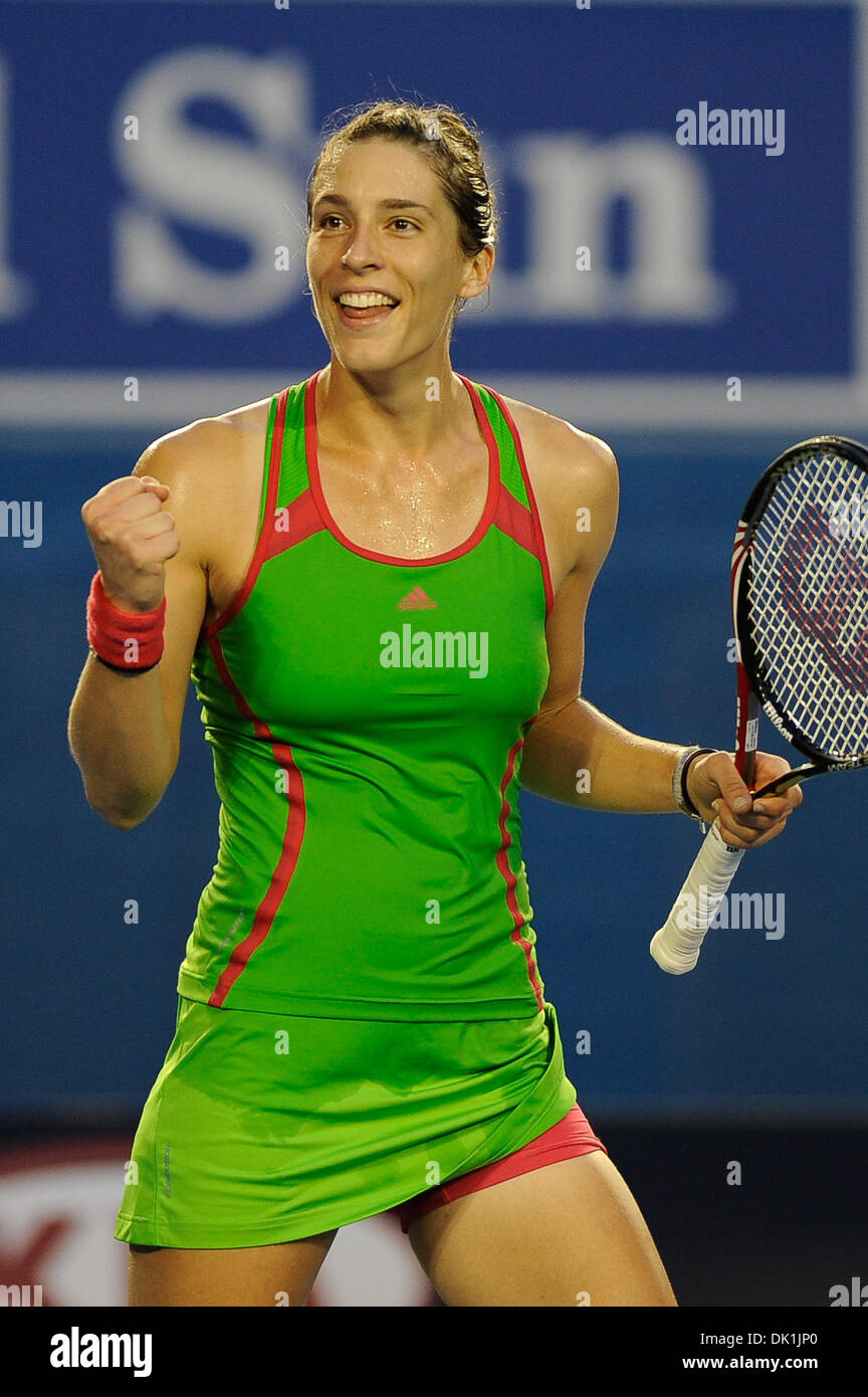 Jan 23 2011 Melbourne Victoria Australia Andrea Petkovic Stock Photo Alamy