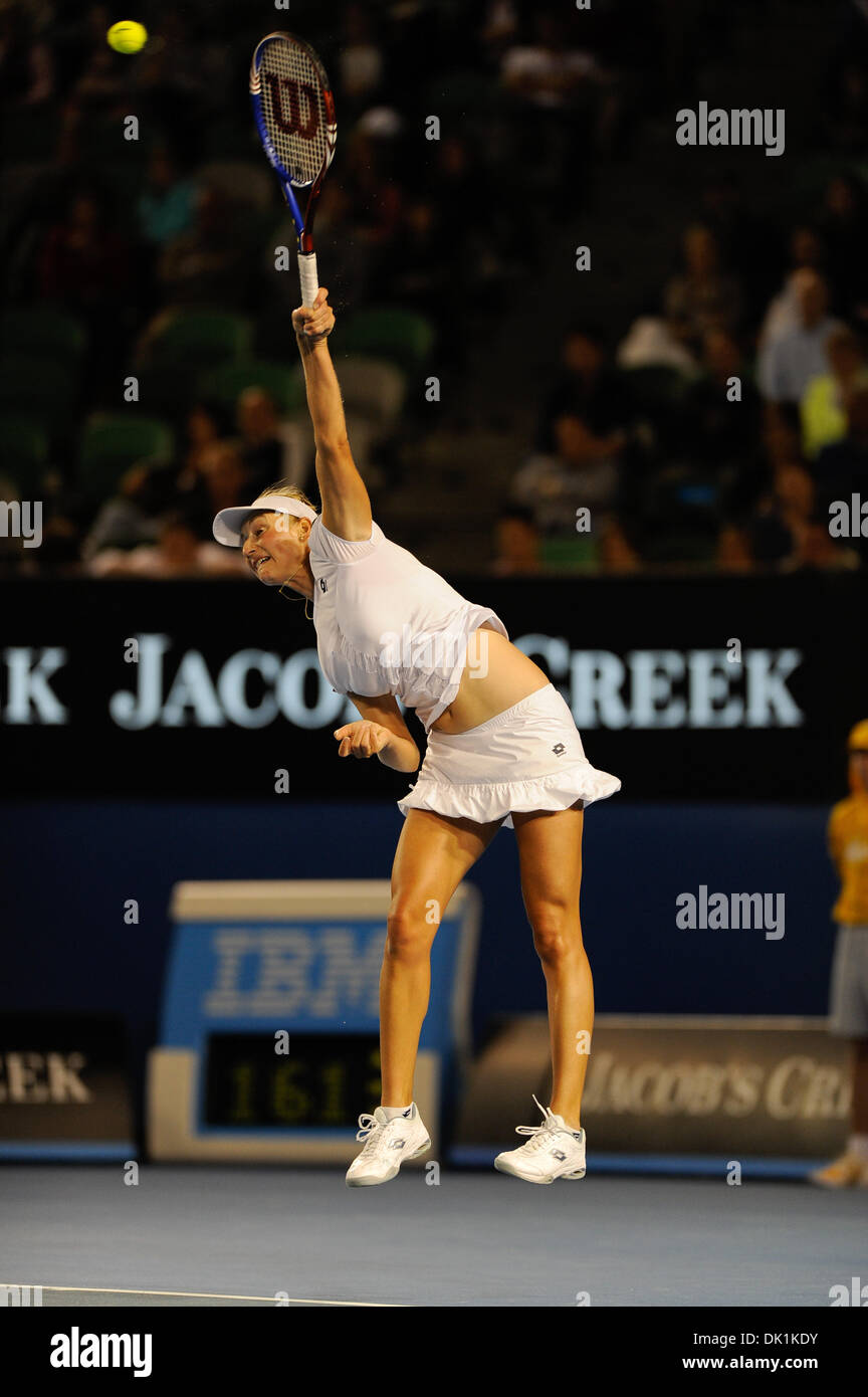 Jan. 24, 2011 - Melbourne, Victoria, Australia - Ekaterina Makarova