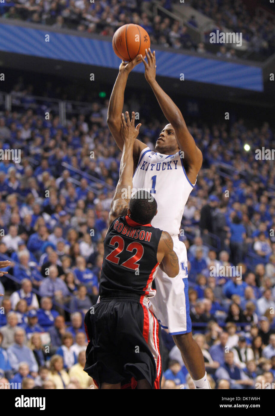 Jan. 29, 2011 Lexington, KY UK's Darius Miller launched this jumper