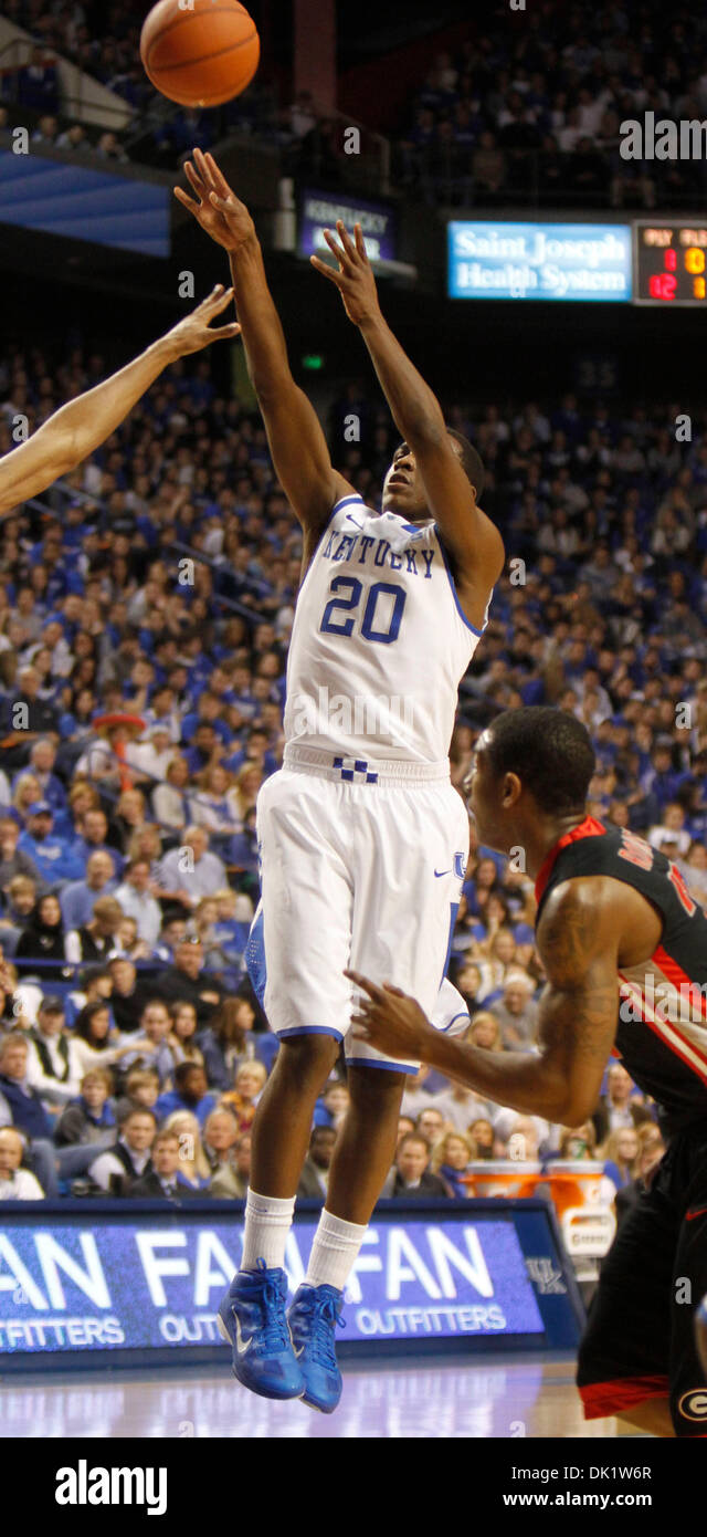 Jan. 29, 2011 Lexington, KY UK's Doron Lamb put up a jumper in the