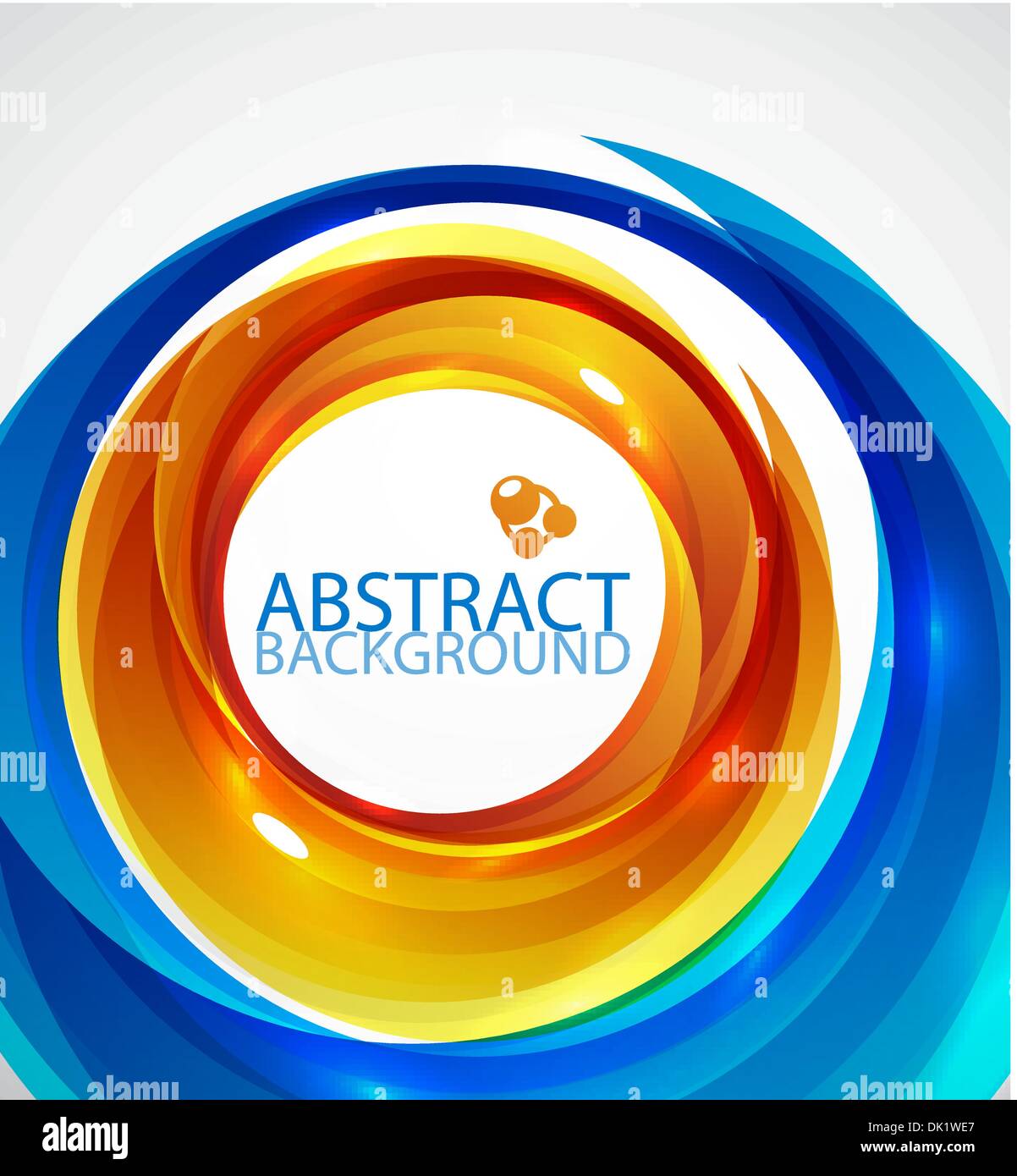 Abstract vector blurred wave background Stock Vector