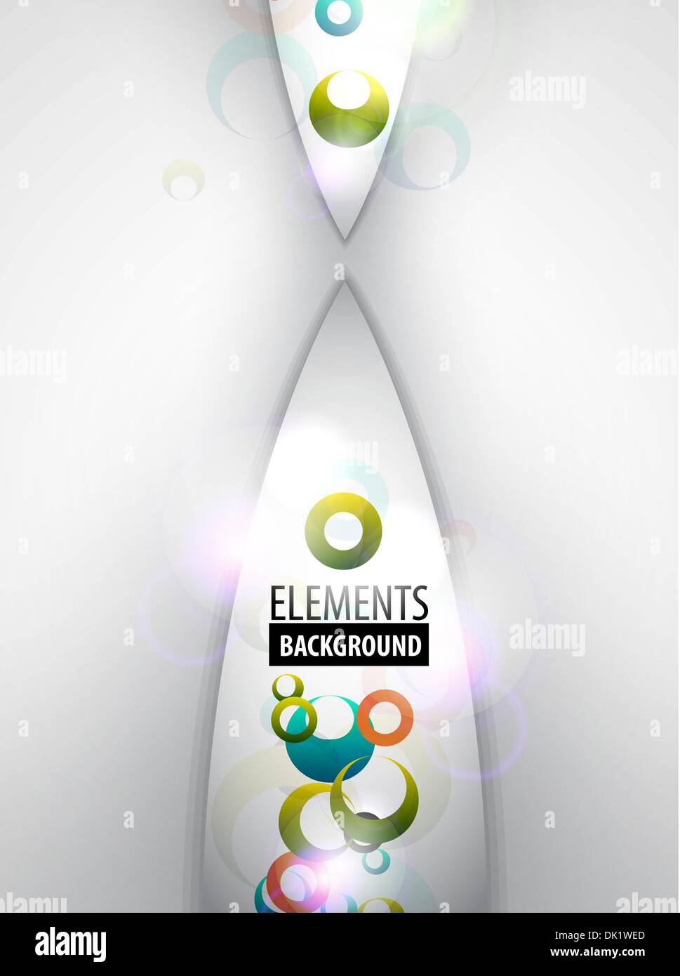 Vector abstract colorful geometric shapes. Background Stock Vector