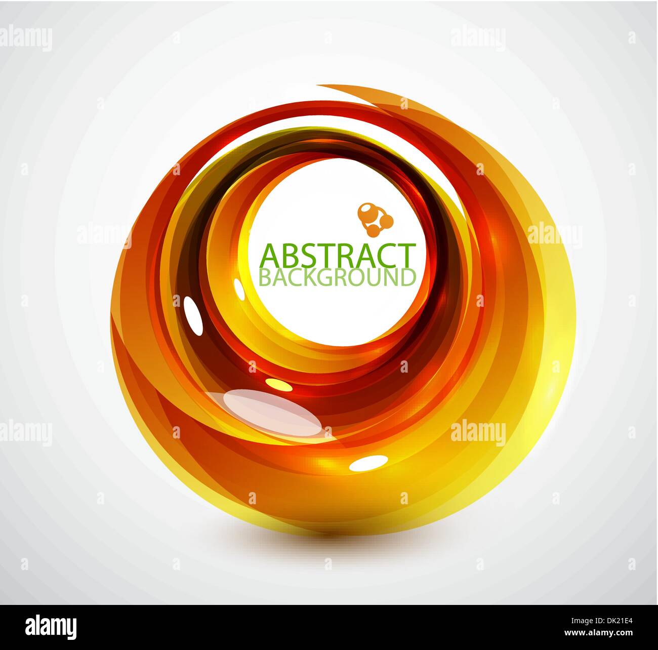 Vector abstract orange swirl wave background Stock Vector Image & Art ...