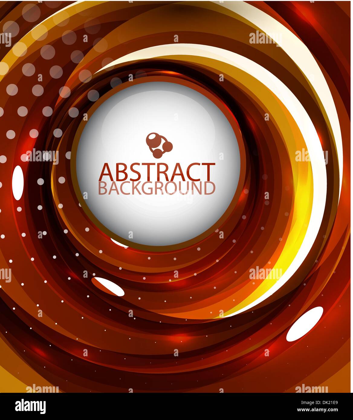 Vector abstract orange swirl wave background Stock Vector Image & Art ...
