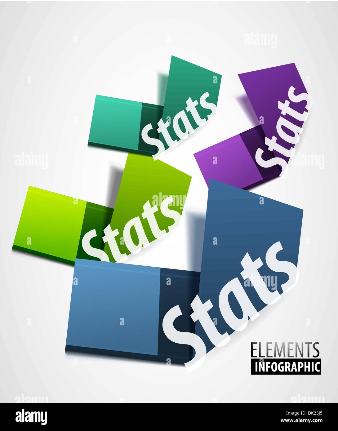 Set of color vector labels on white Stock Vector Image & Art - Alamy
