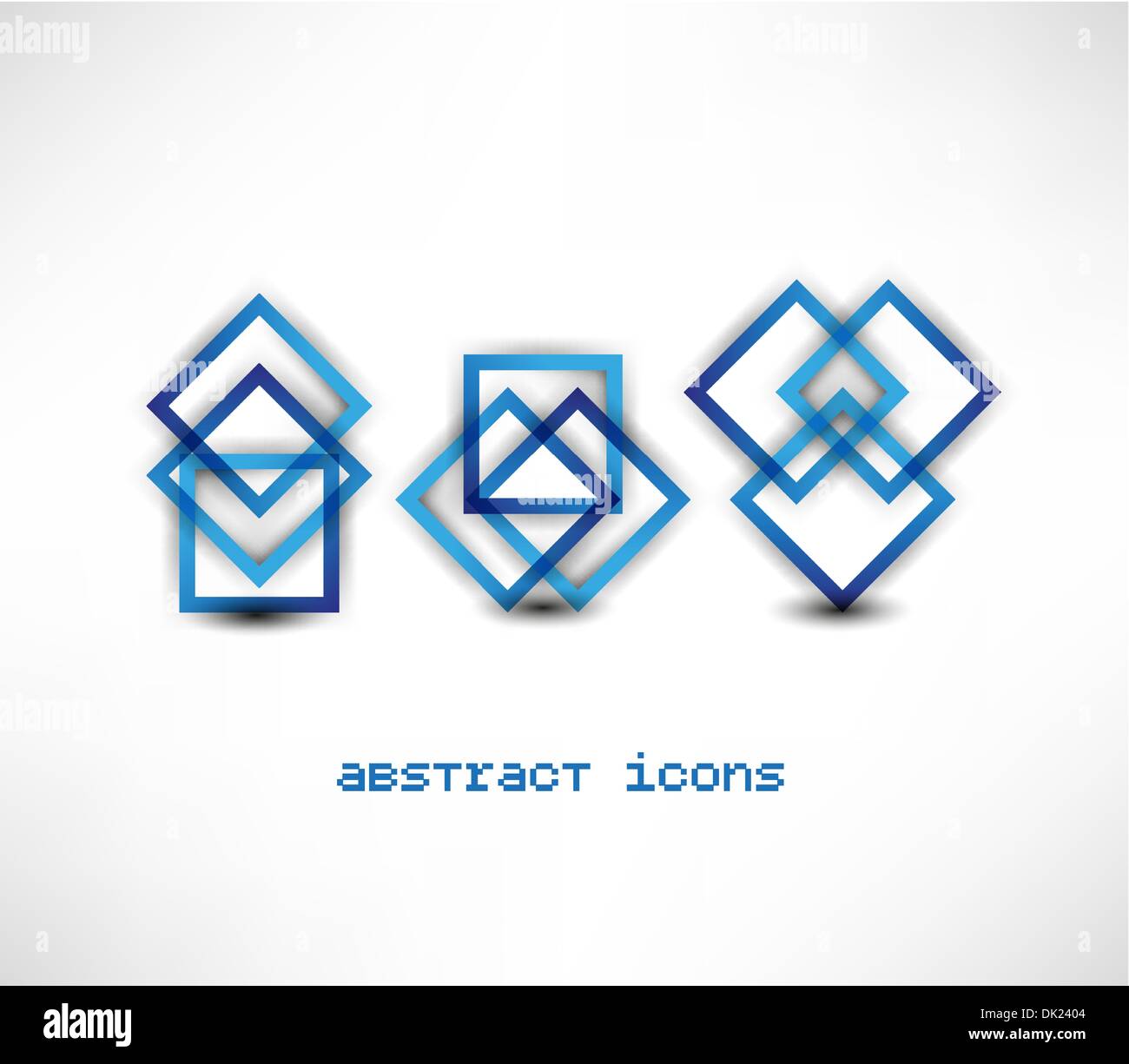 Business abstract icons set Stock Vector Image & Art - Alamy