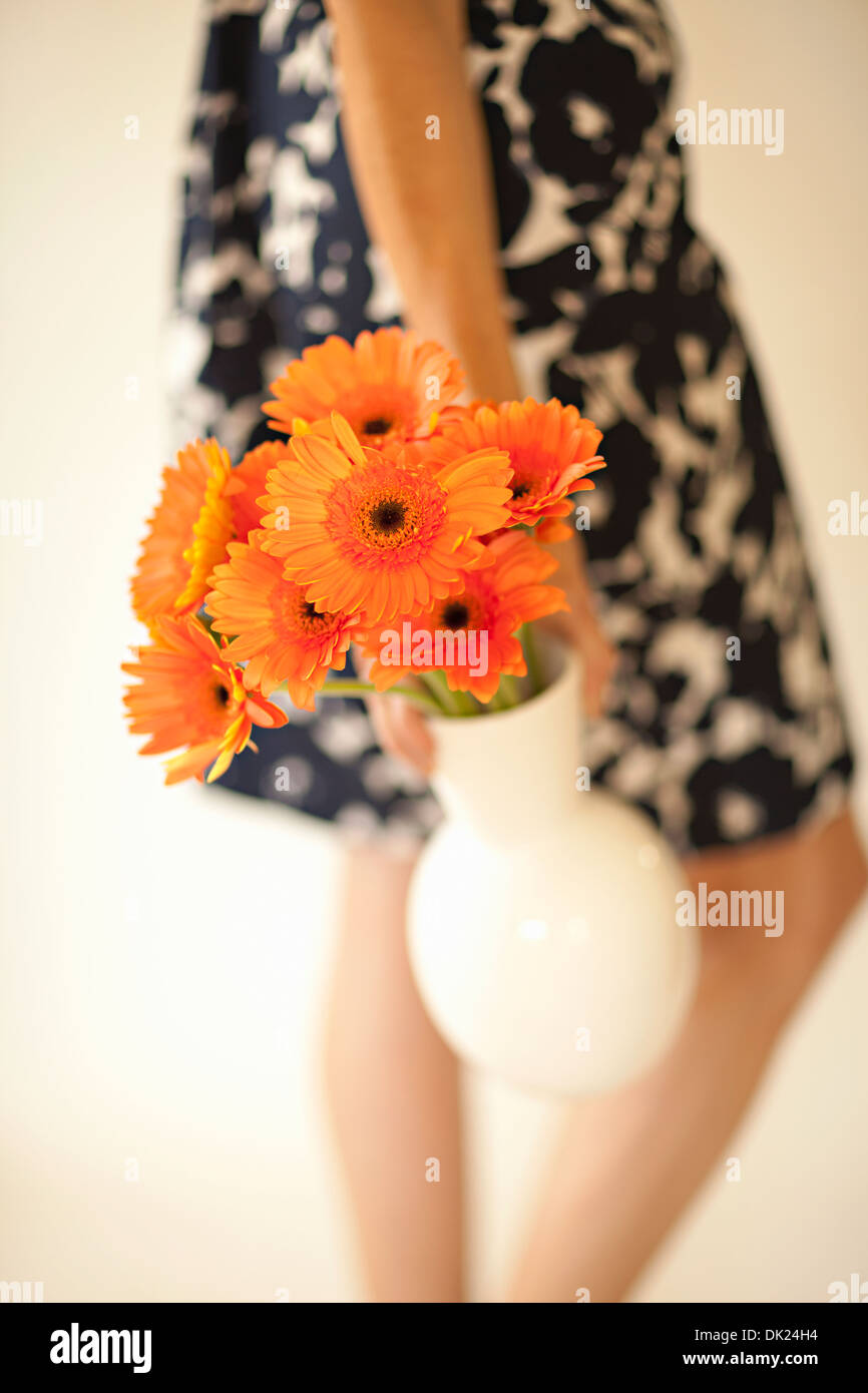 Orange color dress hires stock photography and images Alamy