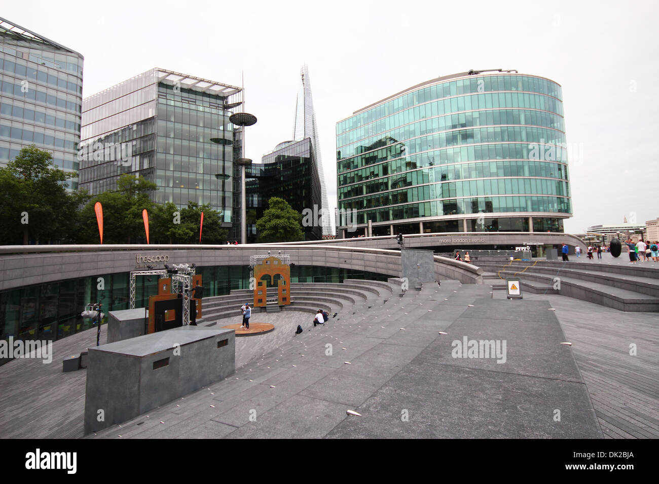 The Scoop Theatre at More London Stock Photo Alamy