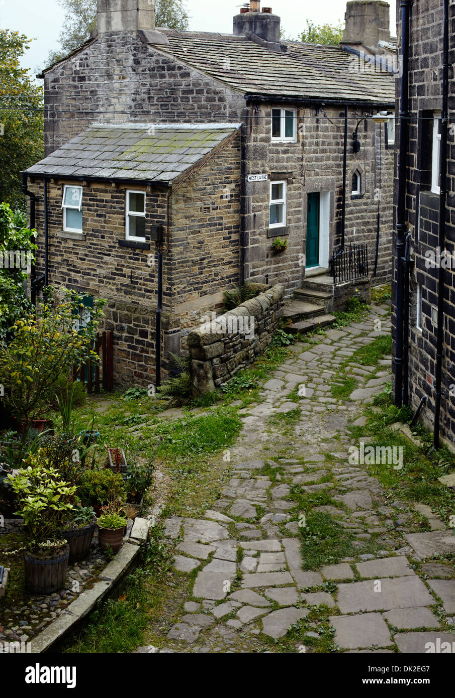 West Laithe in Heptonstall, Yorkshire where Ted Hughes and Sylvia Plath