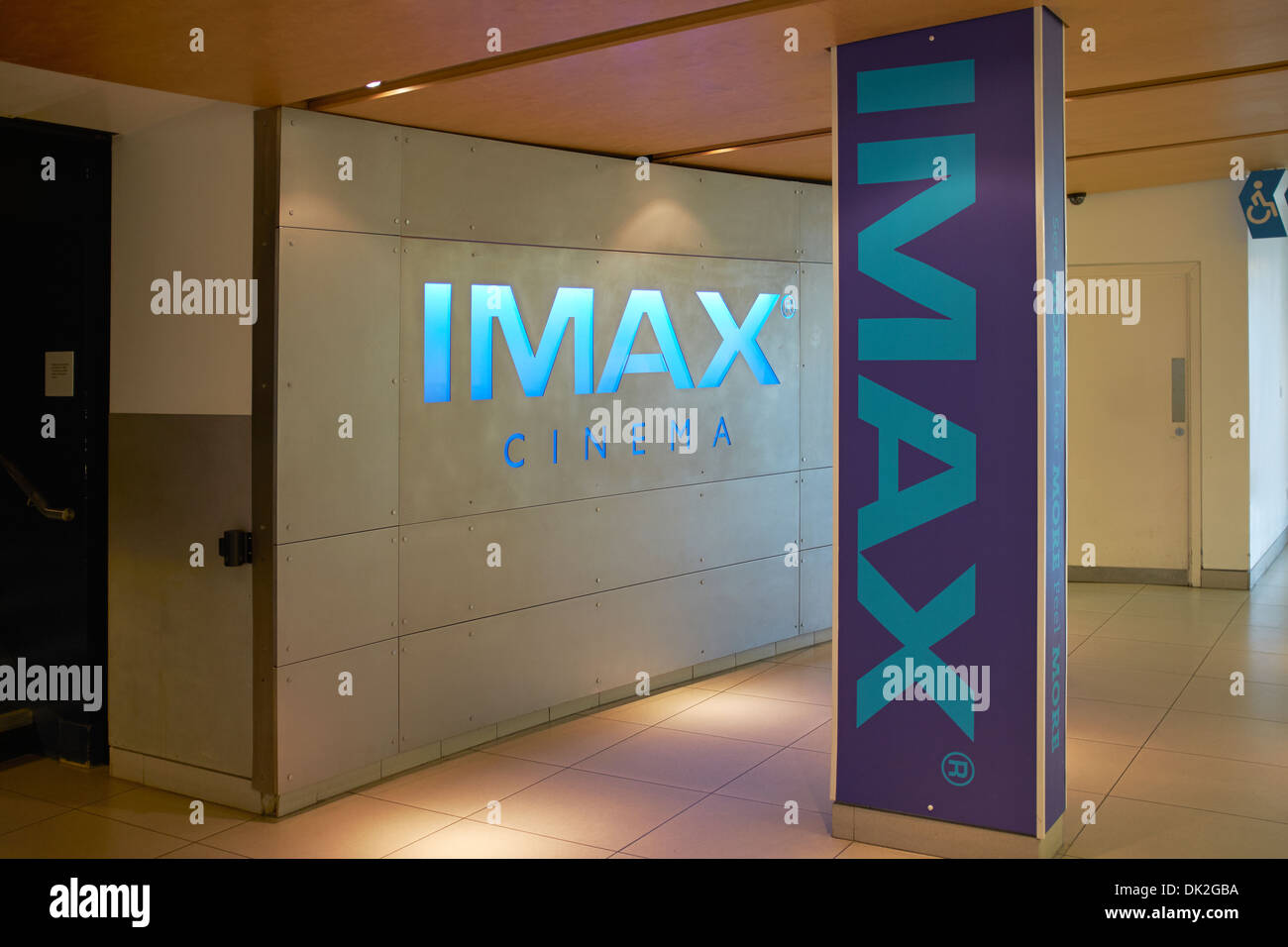 The entrance to the IMAX cinema in Bradford Stock Photo