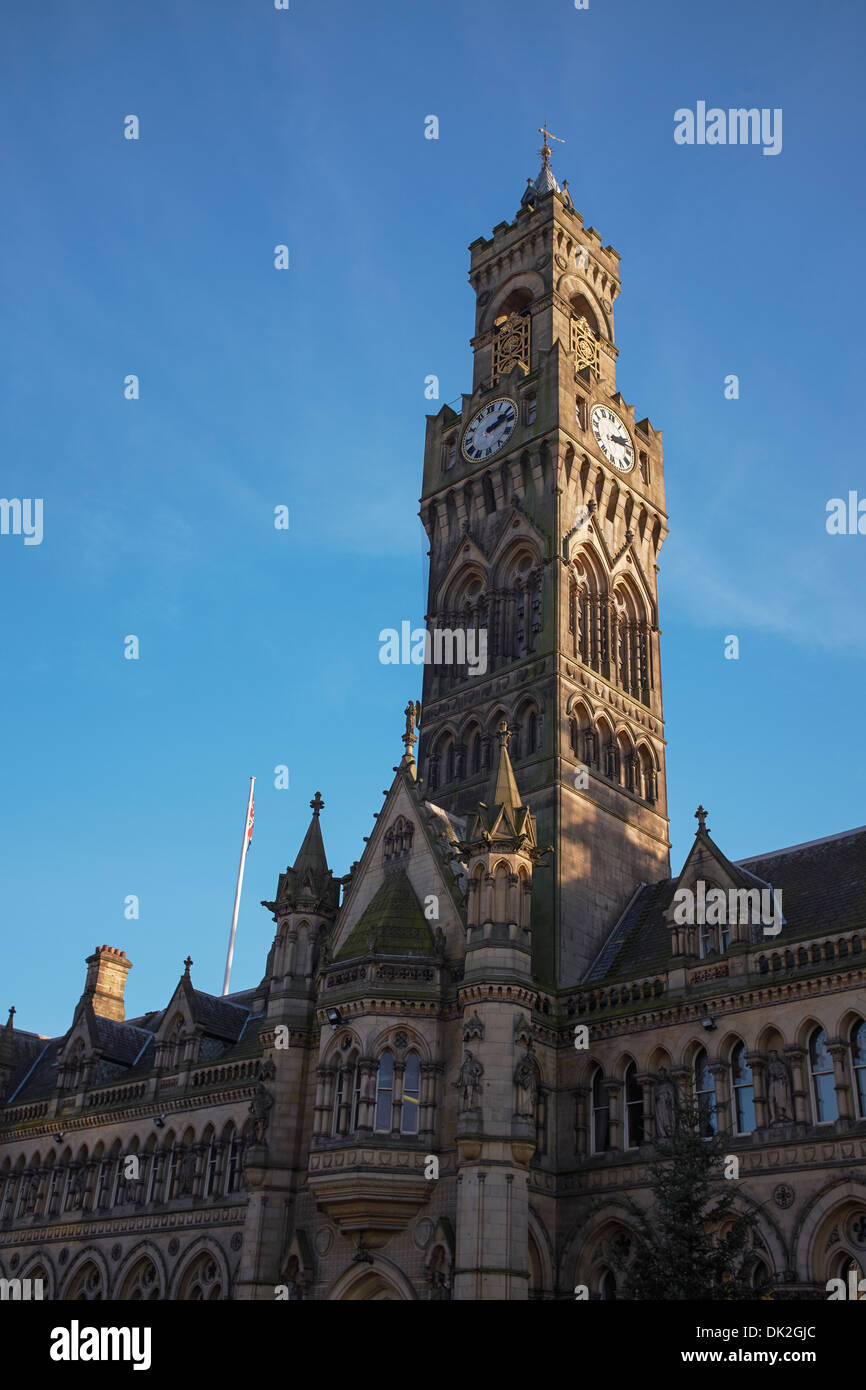 Bradford City Hall building in Centenary Square Stock Photo