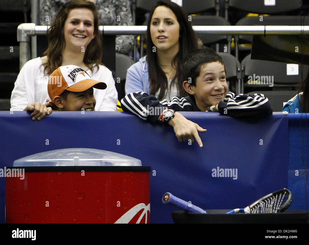 Young fans look on hi-res stock photography and images - Alamy