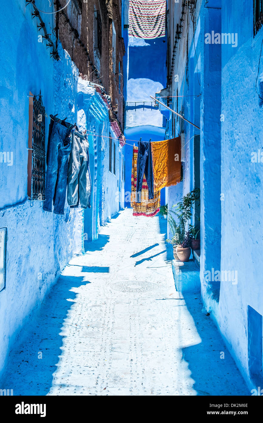 The beautiful blue medina of Chefchaouen in Morocco Stock Photo - Alamy