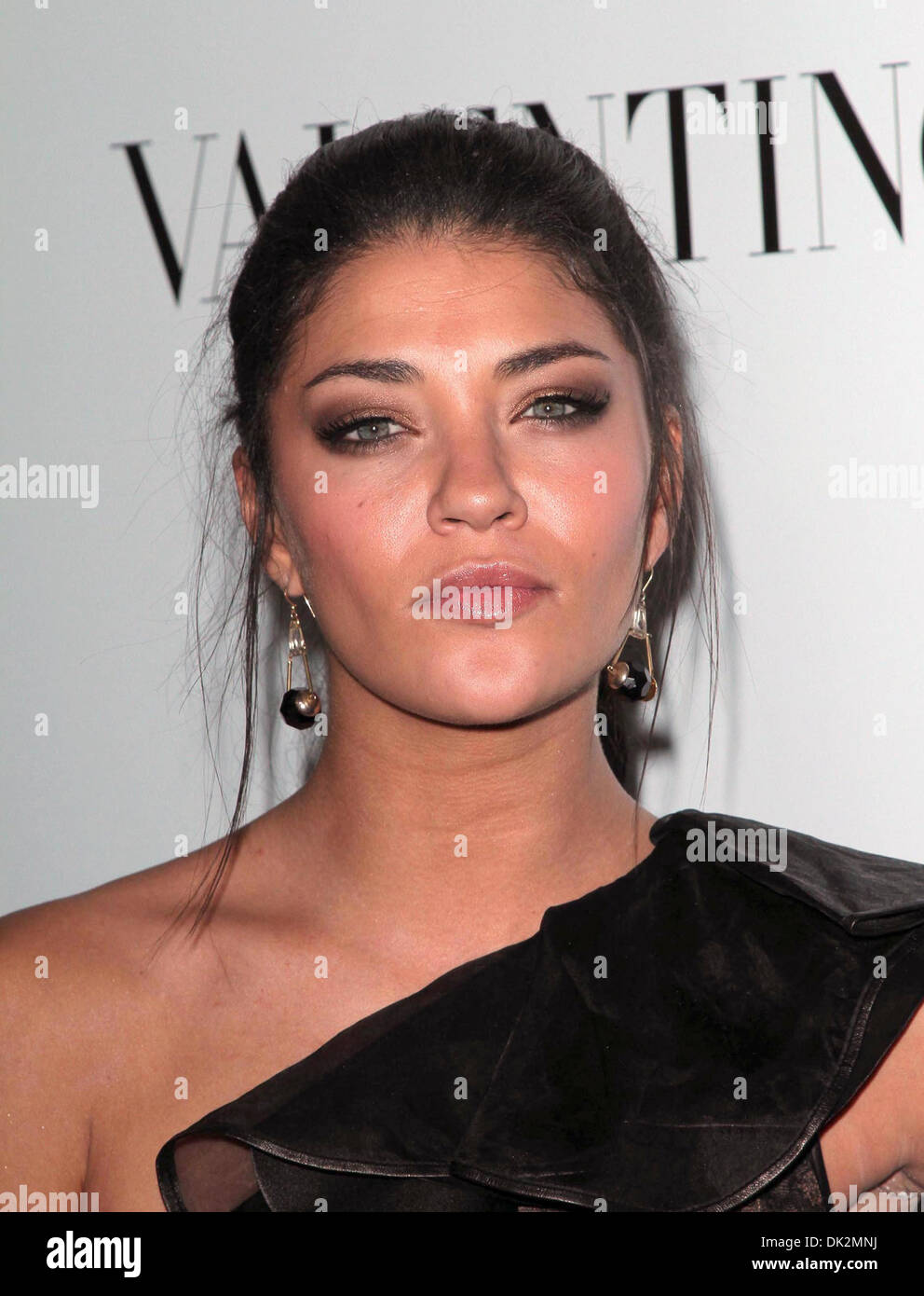 Jessica Szohr Valentino Rodeo Drive Flagship store opening - Arrivals