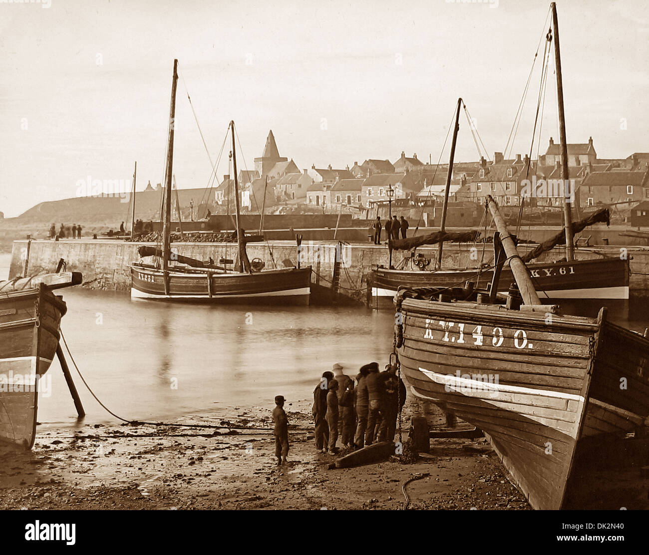 Fisherman victorian period hi-res stock photography and images - Alamy