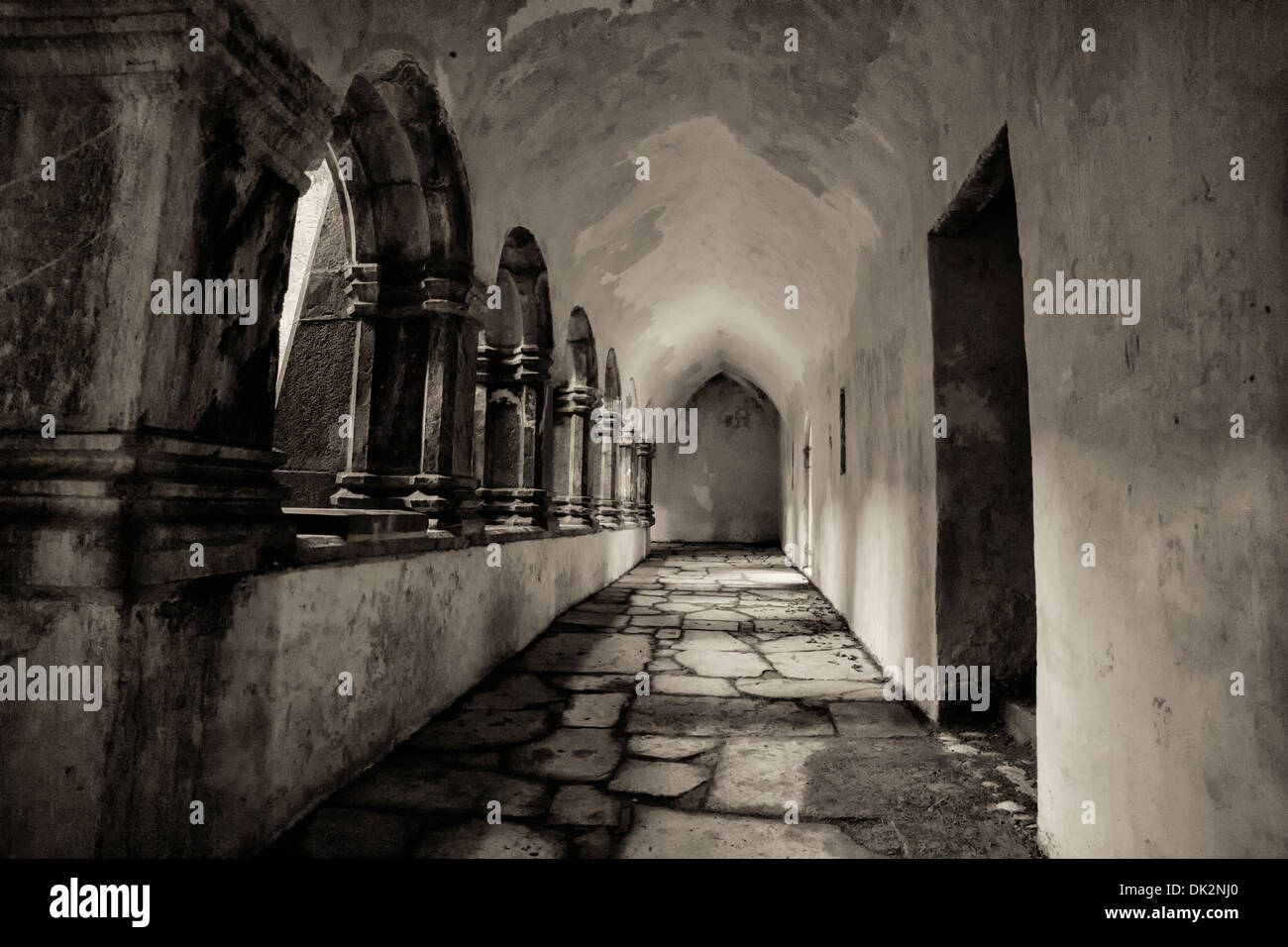 Interior of Muckross Abbey,Killarney,Ireland Stock Photo