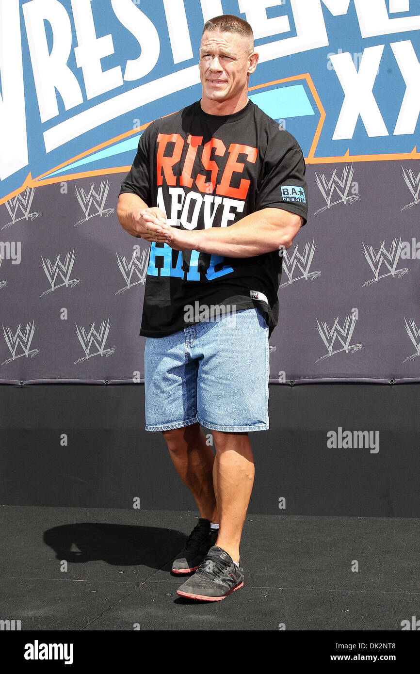 John Cena Press Conference for WrestleMania XXVIII at Eden Roc Renaissance  Miami Florida - 28.03.12 Stock Photo - Alamy