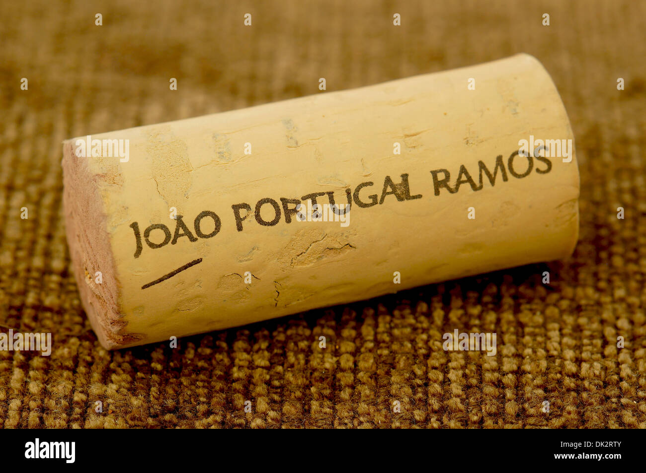 Joao Portugal Ramos portugese winemaker wine cork stopper Stock Photo