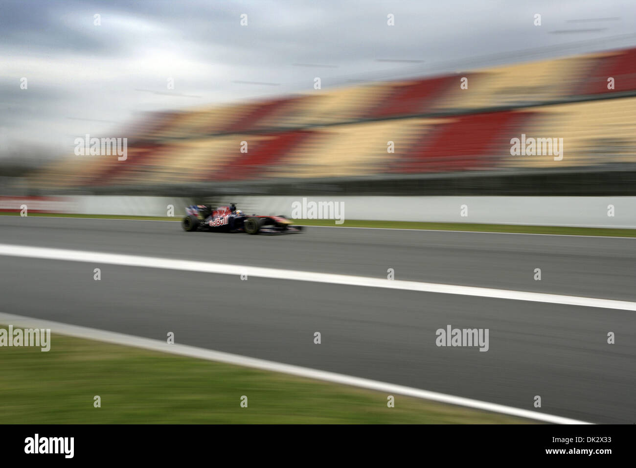 Feb. 20, 2011 - Barcelona, Spain - SEBASTIEN BUEMI of Toro Rosso team at Formula One Pre-season testing Montmelo, Barcelona, Spain.(Credit Image: © Howard Sayer/ZUMAPRESS.com) Stock Photo