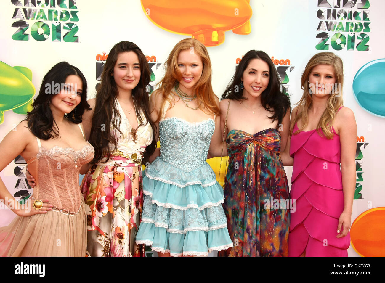 Molly C Quinn and guests 2012 Kids Choice Awards held at Galen Center - Arrivals Los Angeles California - 31.03.12 Stock Photo