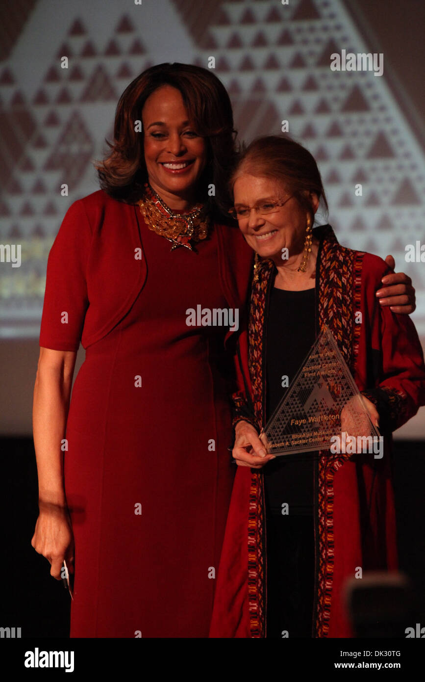 Faye Wattleton Gloria Steinem Sackler Center First Awards for Feminist Art held at Brooklyn Museum New York City USA 18.04.12 Stock Photo
