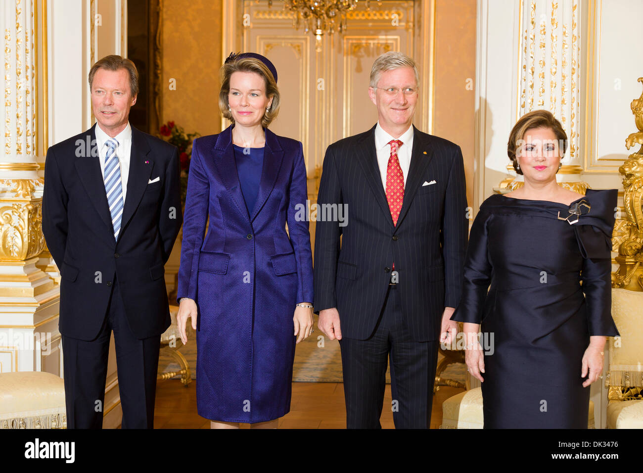 Luxembourg. 2nd December 2013. Official Group picture at the Grand