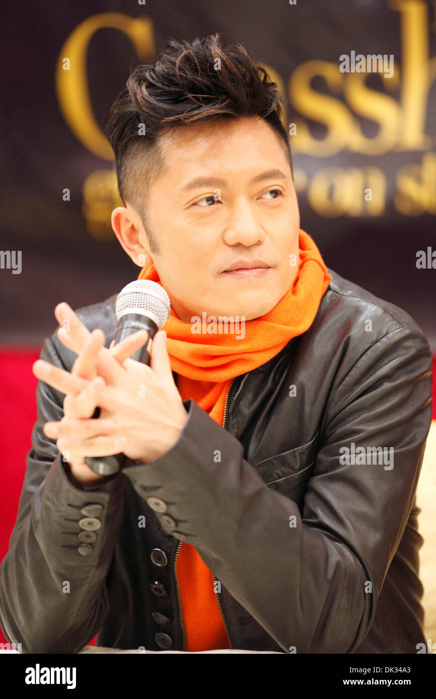 Edmond Chi Wai So Hong Kong Cantopop Band Grasshopper Press Conference In Toronto Toronto Canada 03 04 12 Stock Photo Alamy