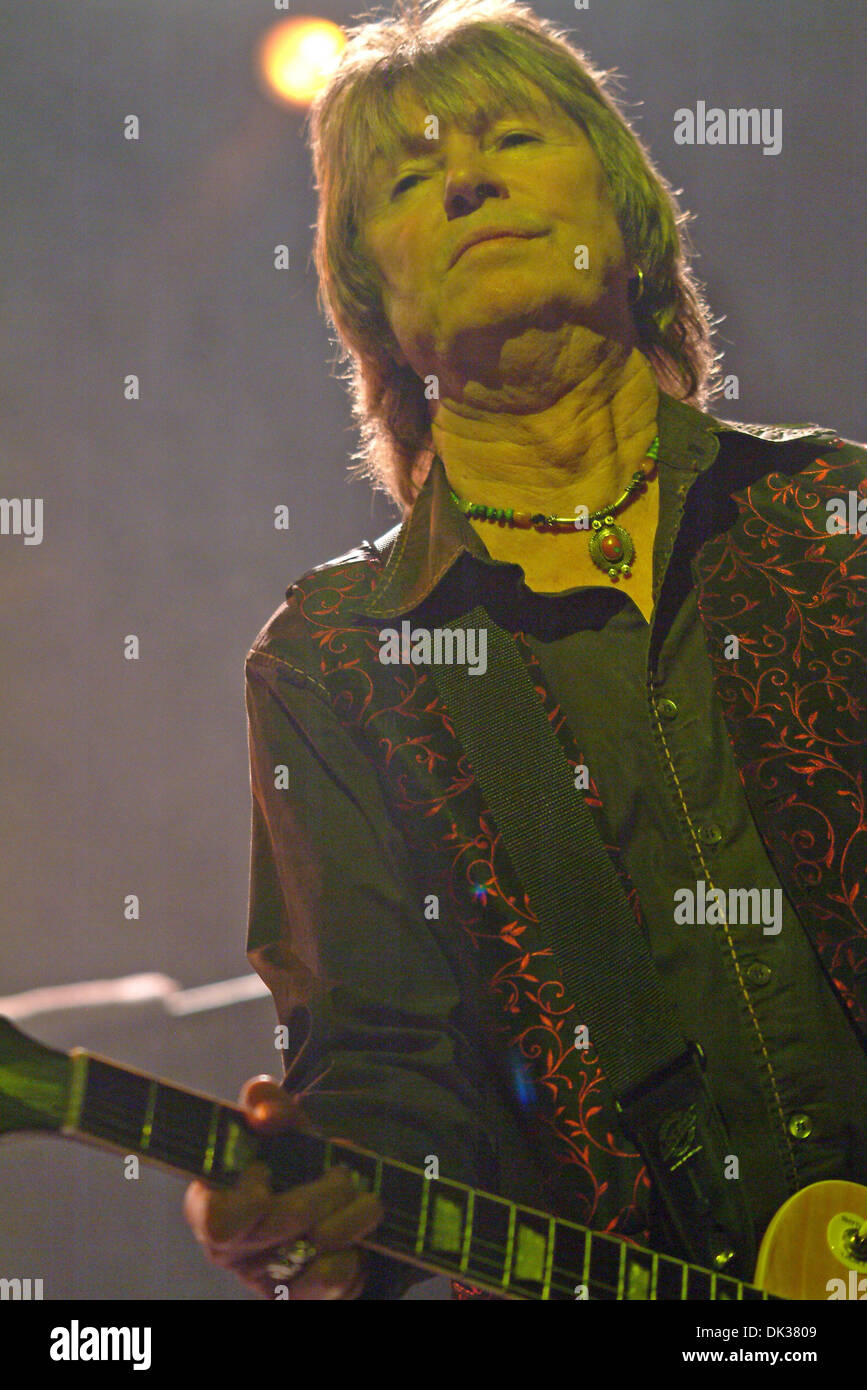 Paul Raymond of UFO performing at The Forum London, England 04.04.2012 Stock Photo