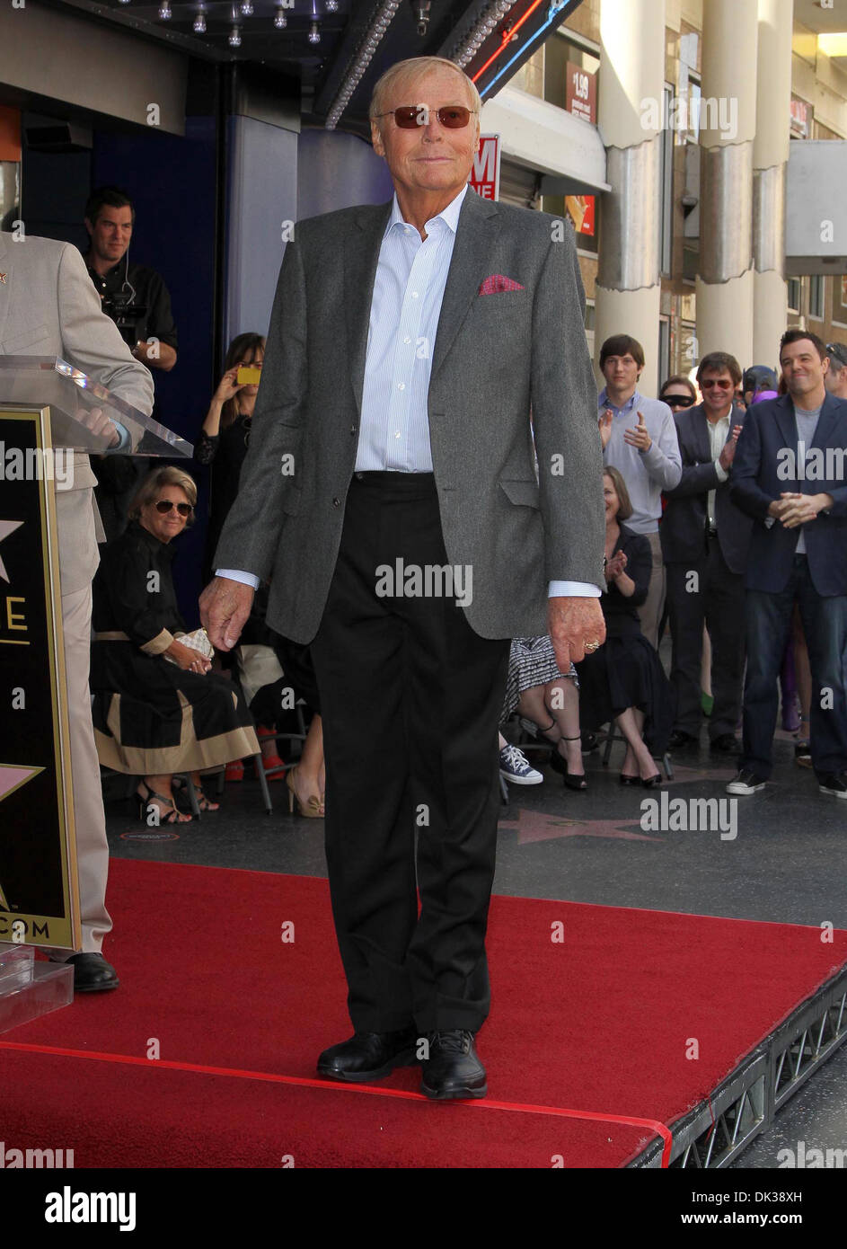 Adam West Adam West is honored with a star on Hollywood Walk of Fame on