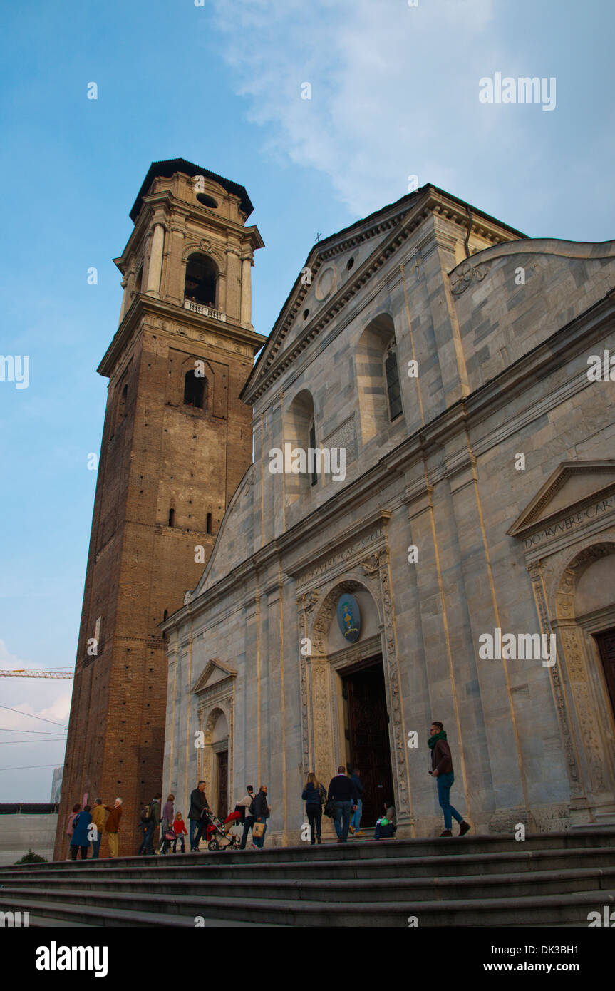 Duomo di San Giovanni the cathedral Turin Piedmont region Italy Europe Stock Photo