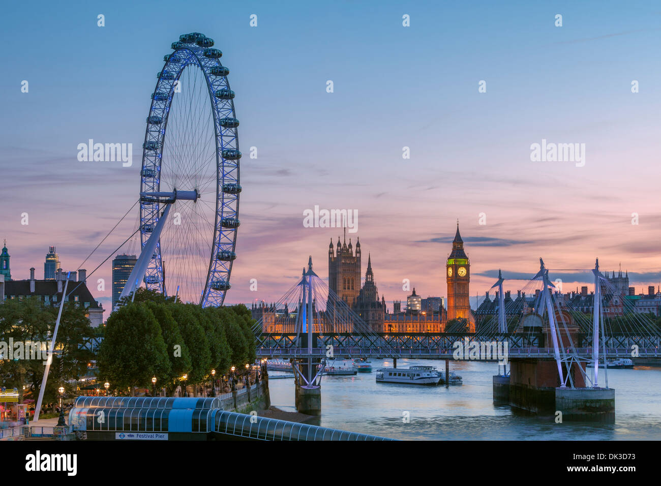 London view, England, UK Stock Photo