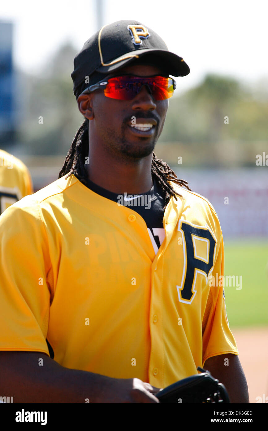 Mar. 3 2011 Dunedin Florida U.S Pittsburgh Pirates center fielder Andrew McCutchen 22 prior to a Grapefruit League Spring Training Game at the Florida Auto Exchange Stadium. Credit Image