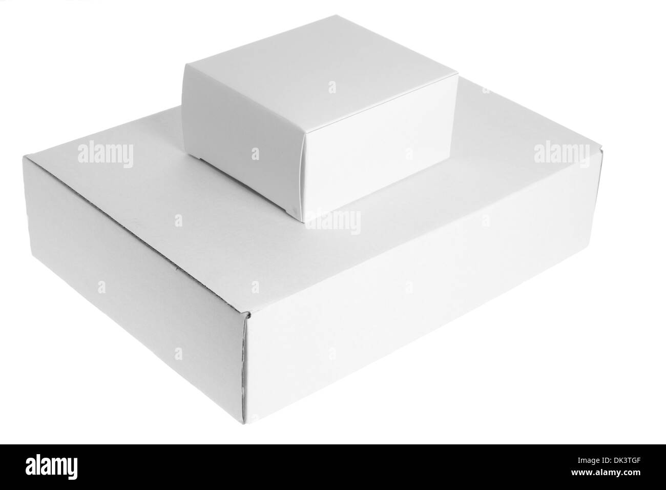 Paper Boxes Stock Photo