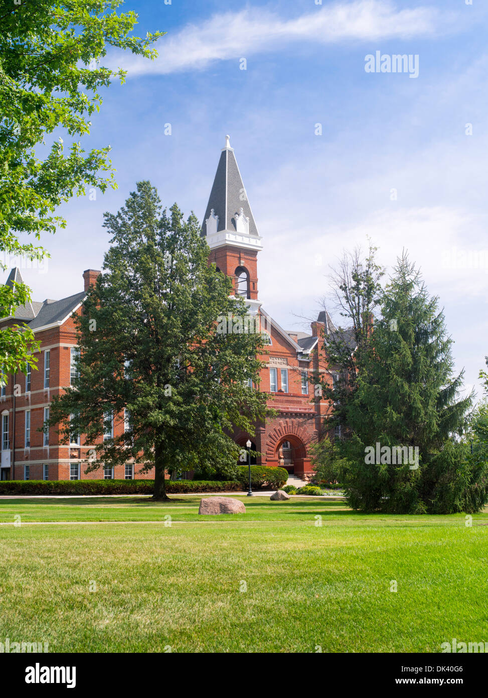 Drake University's "Old Main" administrative building; Des Moines, Iowa