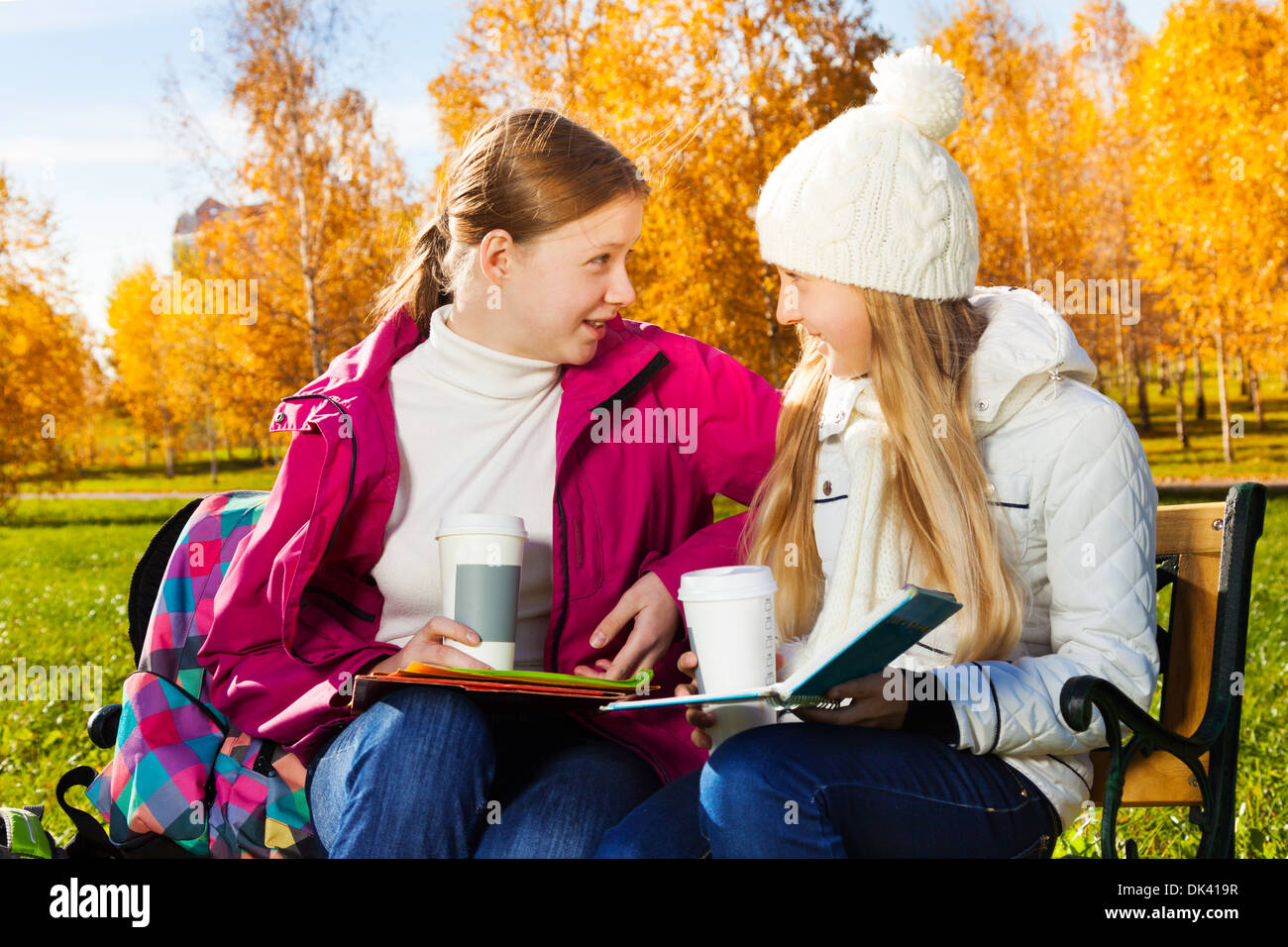 Autumn Park Bench Oldfriends
