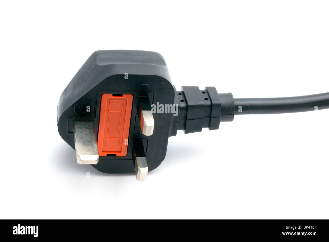 Electric plug isolated on the white background Stock Photo - Alamy