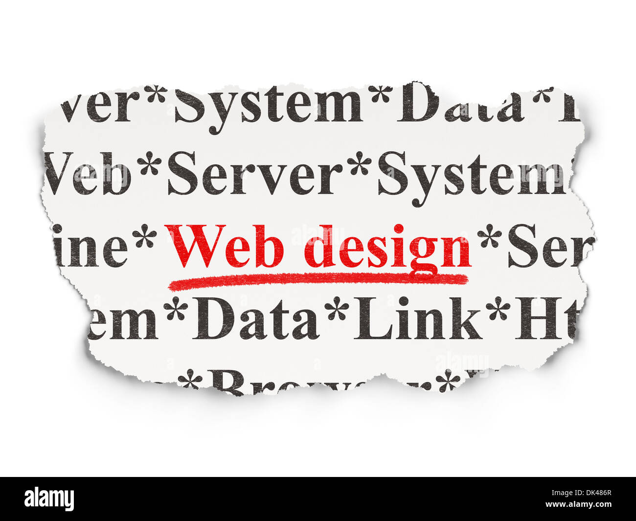Web design concept: Web Design on Paper background Stock Photo - Alamy