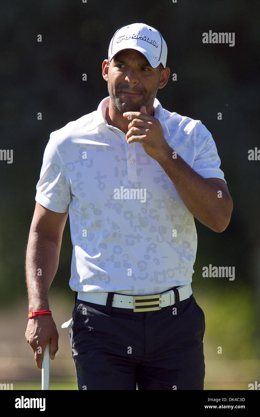 Mar. 30, 2011 - Rancho Mirage, California, U.S - Actor Amaury Nolasco of the hit television series Prison Break in action during the Kraft Nabisco Championship Pro-Am held at Mission Hills Country Club in Rancho Mirage, California. (Credit Image: © Gerry Maceda/Southcreek Global/ZUMAPRESS.com) Stock Photo