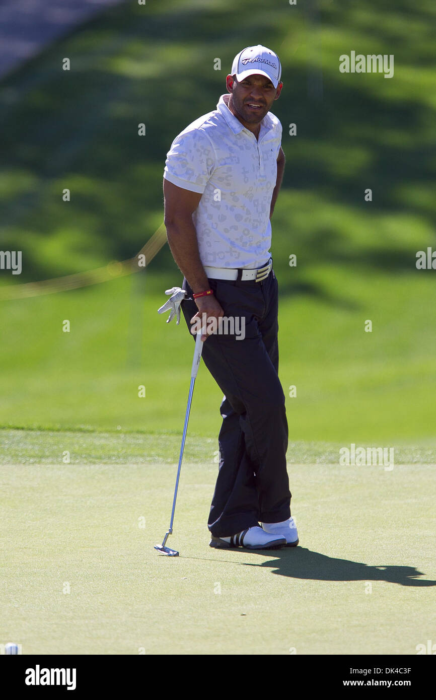 Mar. 30, 2011 - Rancho Mirage, California, U.S - Actor Amaury Nolasco of the hit television series Prison Break in action during the Kraft Nabisco Championship Pro-Am held at Mission Hills Country Club in Rancho Mirage, California. (Credit Image: © Gerry Maceda/Southcreek Global/ZUMAPRESS.com) Stock Photo