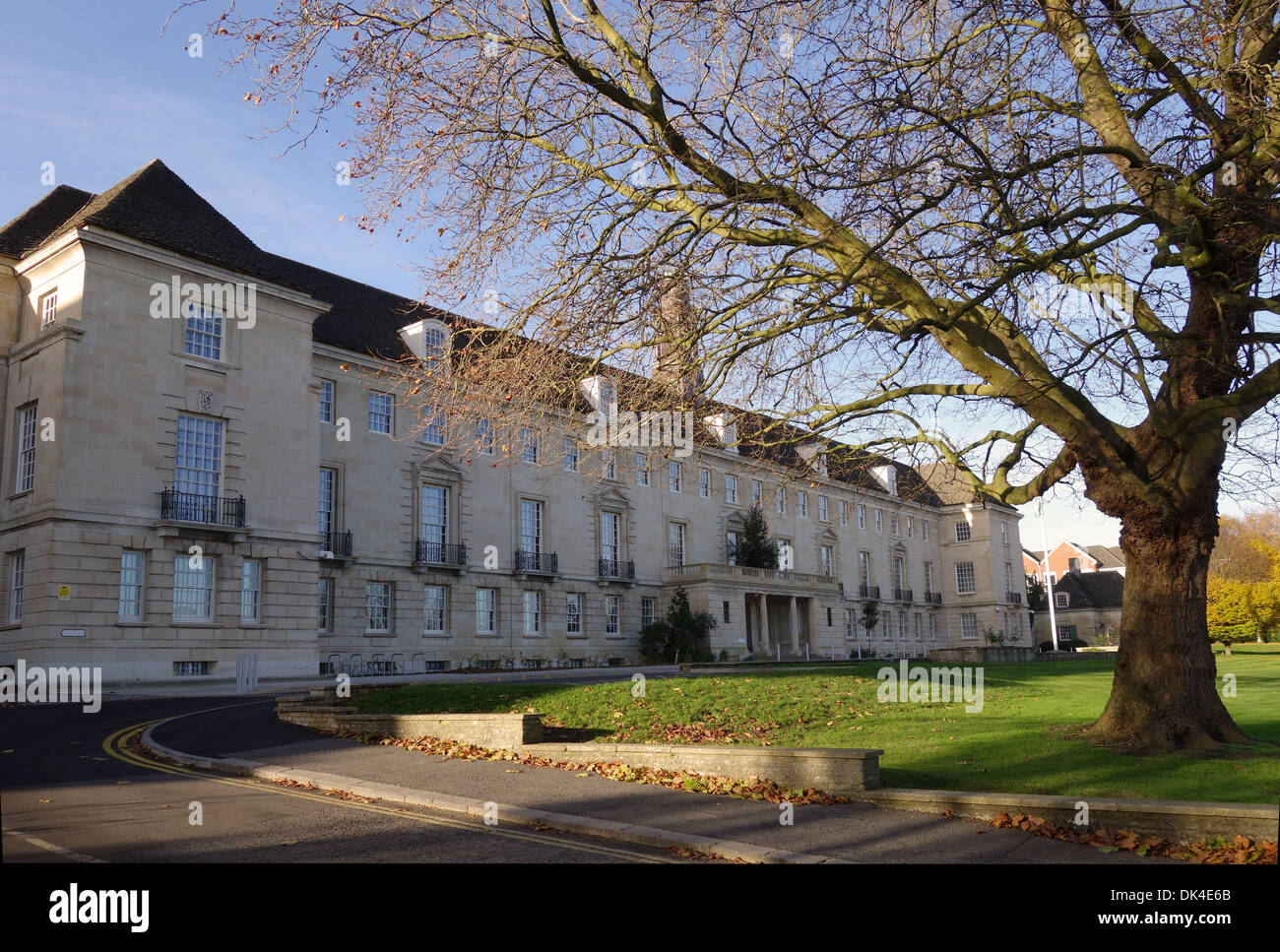 Trowbridge County Hall, Wiltshire, England, UK Stock Photo