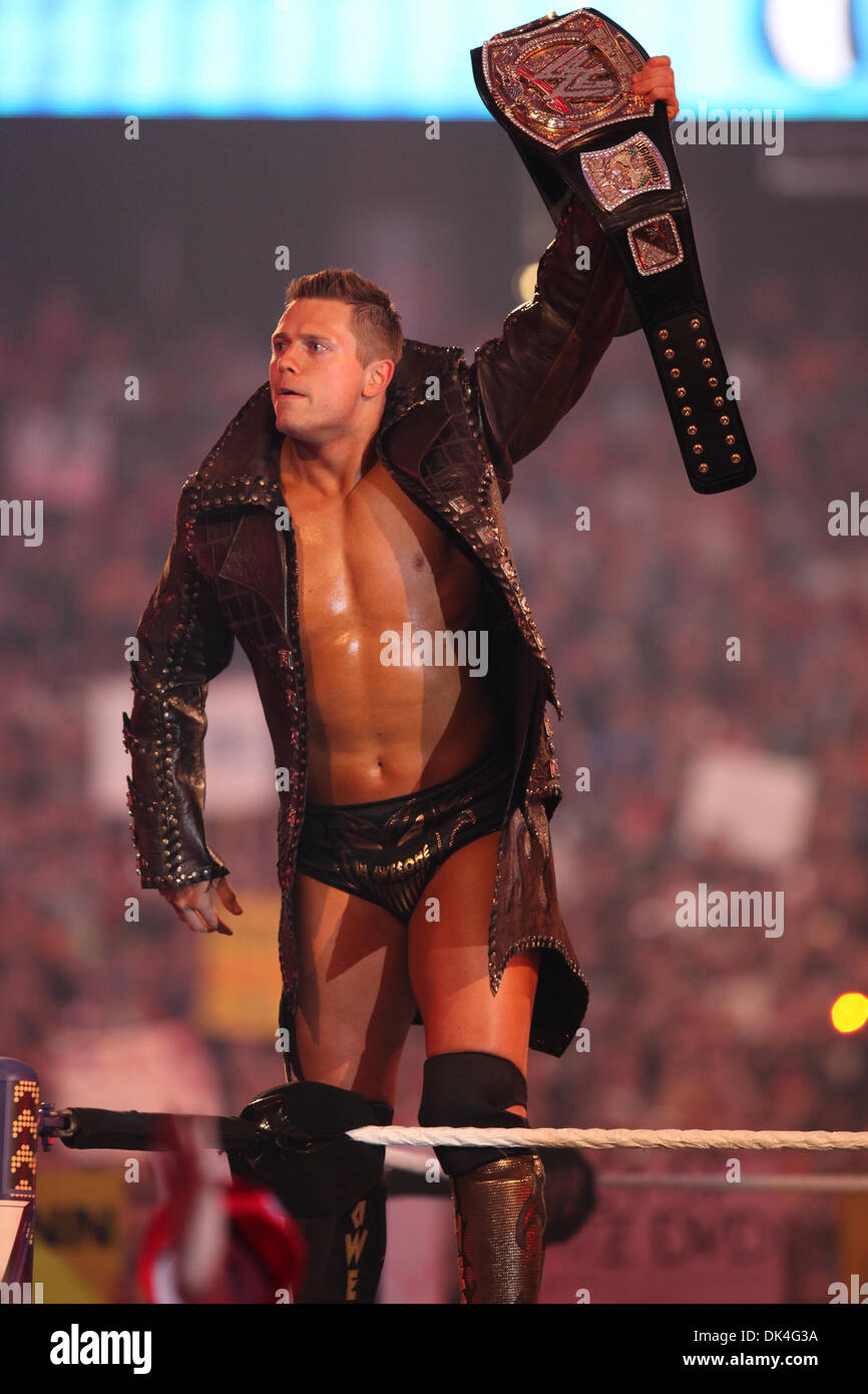 Apr 03, 2011 - Atlanta, Georgia, U.S. - THE MIZ shows his WWE World ...