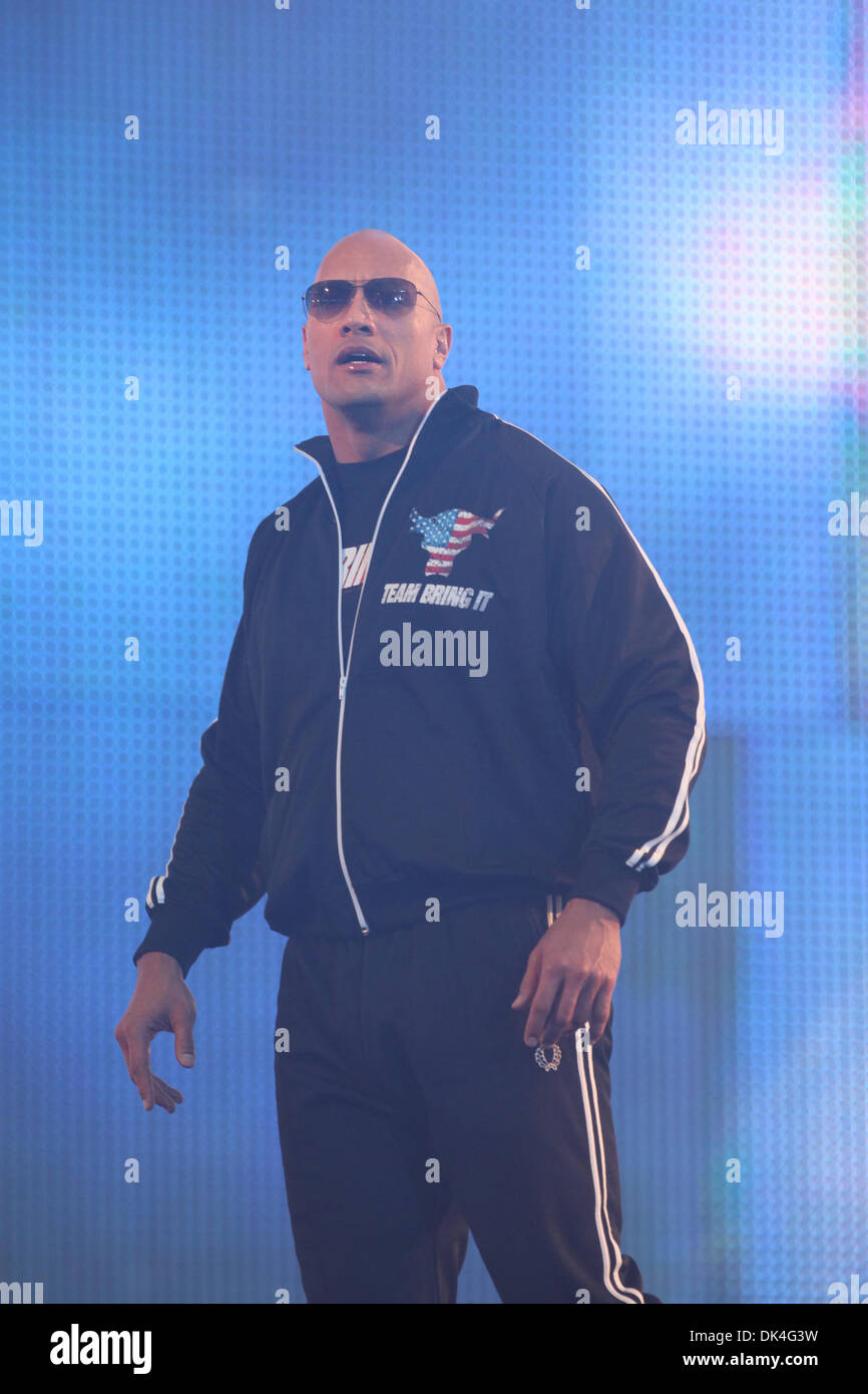 Dwayne Johnson, aka The Rock, leaves A!Bodytech gym in Copacabana Rio de  Janeiro, Brazil - 11.04.11 Stock Photo - Alamy